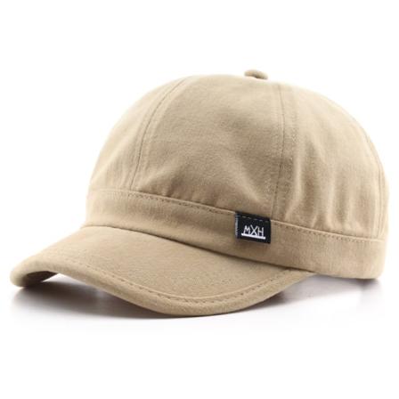 1 stk Hat mode retro tide mand fast farve lys bord lille