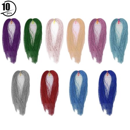 1000 stk PET Krystal Flash Fly Binding Material Holografisk Fiske Lokkemad Binding Lavning Jig Krog Agner Flyfiskeri Binding