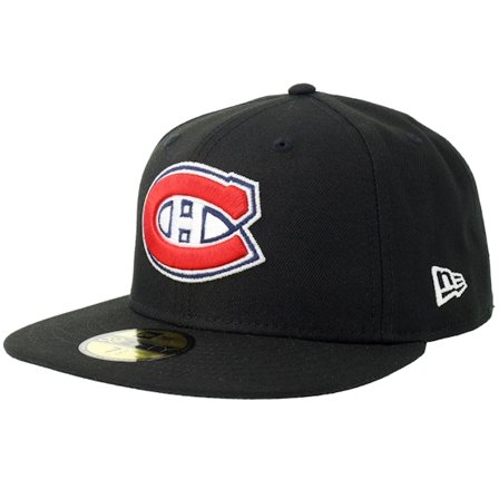 New Era - NHL Zwart fitted Cap - Montreal Canadiens 59FIFTY Black Fitted @ Hatstore