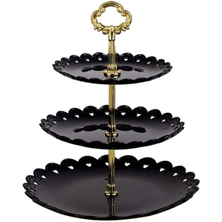 Kageopsats med håndtag 3-lags kageopsats serveringsstand