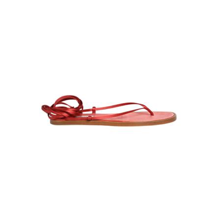 Forte Forte, Flip flops with thin lists Czerwony, Kobieta, Rozmiar: 37 EU