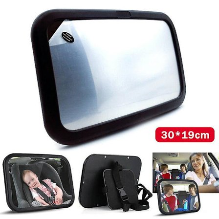 Stor vidvinkel bil Baby Barn Bakspeil Justerbar visning