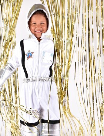 Den goda fen Astronaut Costume - Grey - 116