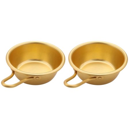 2 stk. Makgeolli-boller, aluminium, koreanske tradisjonelle boller for koreansk rå risvin - WELLNGS