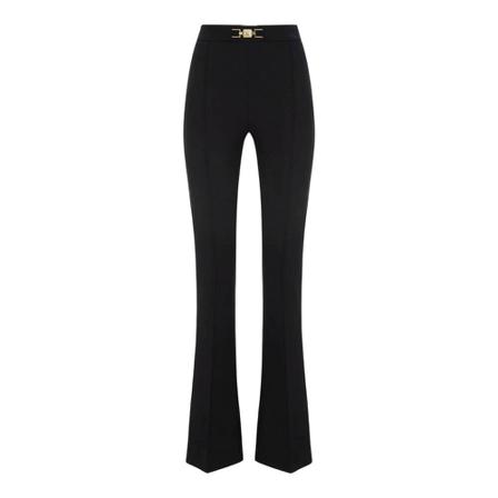 Elisabetta Franchi, Trousers Czarny, Kobieta, Rozmiar: XS