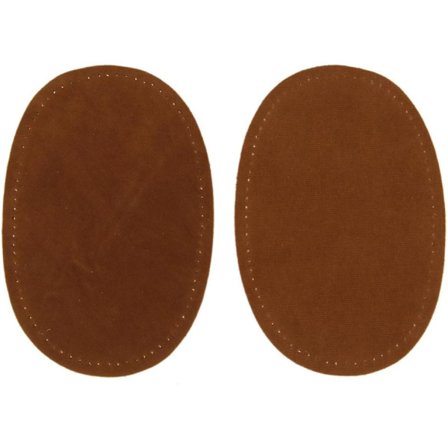 1 Par Applikationer att Sy På Kläder DIY, Brun