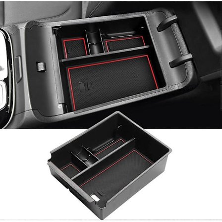Bil Center Konsol Armlæn Boks til Hyunda*i Tucson NX4 2021 2022+Center Konsol Organizer ABS Materialer Opbevaringsbakke Opbevaringsboks 