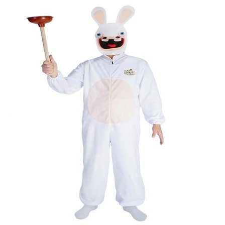 Kostyme med maske Raving Rabbids voksen