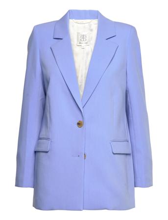 Levien Classic Blazer Blazers Single Breasted Blazers Blå Second Female*Betinget Tilbud