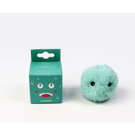 Den magiske tyngdekraft kaldet bolden, katte anti-kedelige forsyninger, sjovt ringende legetøj med kat myntekugle (plus, blå),