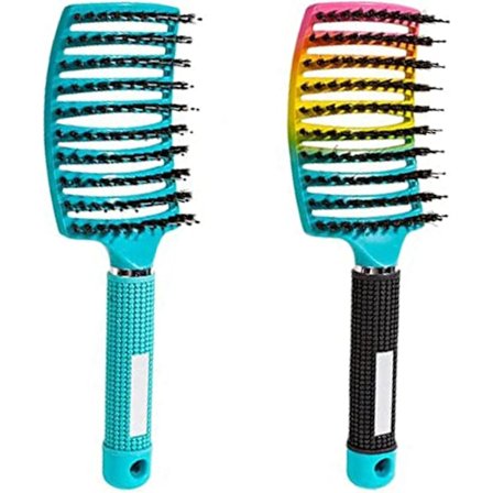 Sotkujen Poistaja Harja, Kaareva ja Ilmastoitu Harja Märälle tai Kuiville Hiuksille Miehille, Naisille ja Lapsille Pitkille, Paksuille, Ohuille