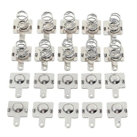 10 par Ersättnings Metall Batterier Fjäderkontakt Platta För Aa Aaa Batterier Hfmqv