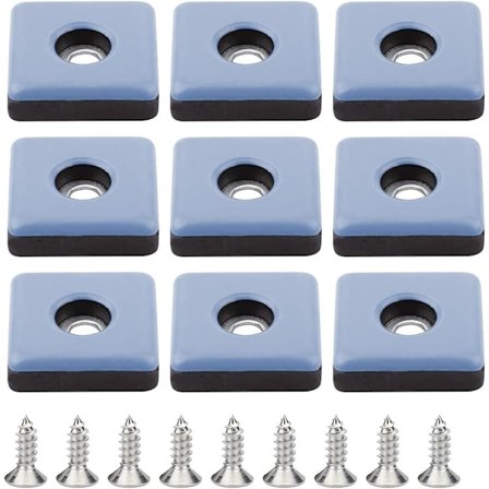 Teflon Huonekaluliukut 25mm Tuolin Jalkaan Ruuveilla PTFE Tefl, ZQKLA