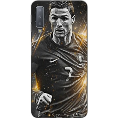 Kompatibelt Mobildeksel til Samsung Galaxy A7 (2018) Cristiano Ronaldo