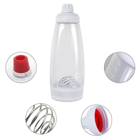 1000 ml Cupcake Vaffel Pandekagedej Shaker Flaske