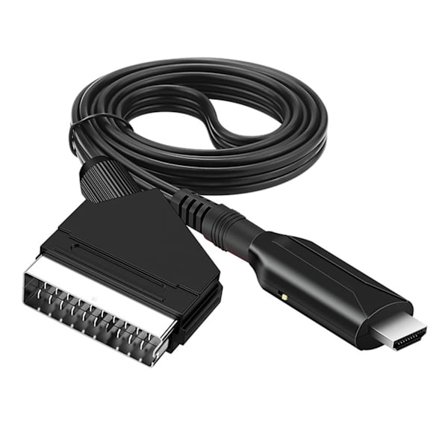 SCART til HDMI-kabel - SCART til HDMI-adapter - Alt i ett SCART til HDMI lyd- og videokonverter 1080p/720p