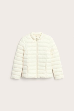 Kappahl | Glansig lättviktsjacka Offwhite 170 | Offwhite