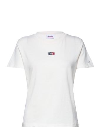 Tjw Reg Timeless 1 Tee T-shirts & Tops Short-sleeved Valkoinen Tommy Jeans