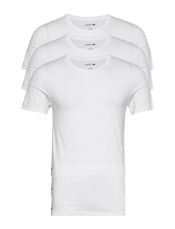 Underwear Tee-Shirt Underwear Night & Loungewear Pyjama Tops Vit Lacoste