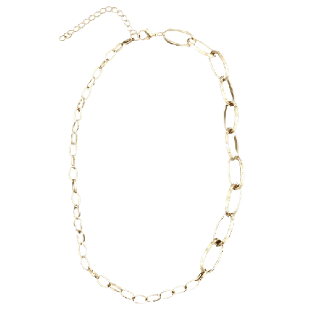 Complement Halsband Med Kedja I Olika Tjocklek Dam Guld