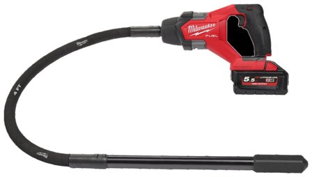 Milwaukee M18 FCVN12-551 Betongvibrator med batteri og lader, Maskiner