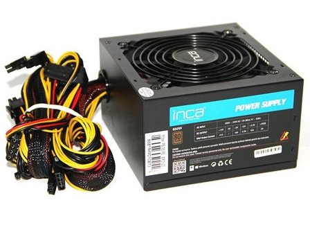 INCA Netzteil IPS-065PB 650W 80+Bronze 1x 140mm Lüfter