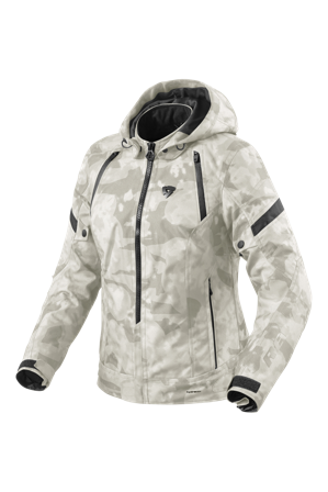 Chaqueta de Moto Rev ́it Flare 3 H2O Camuflaje Camuflaje/Gris/Blanco 34