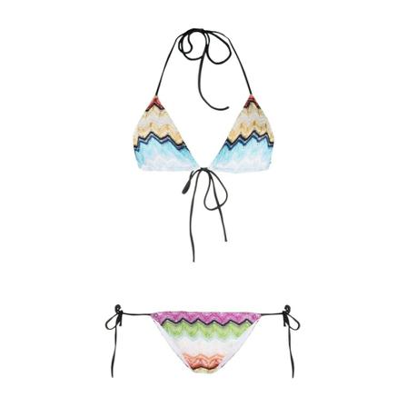 Missoni Mc22Sp00-Br00Gx Bathroom Costume Blå, Dame Bikini