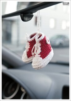 Hekleoppskrift Mini basketsko - Järbo