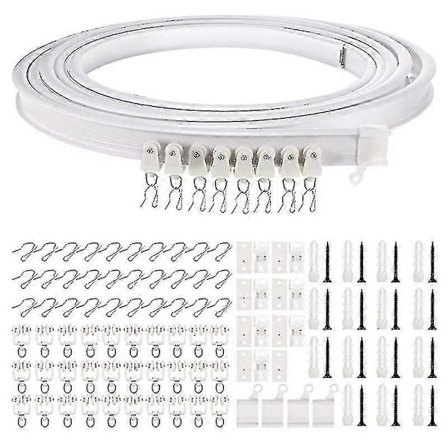 1-5 Meter Böjbar Takskena Gardinskena Flexibel Takgardin