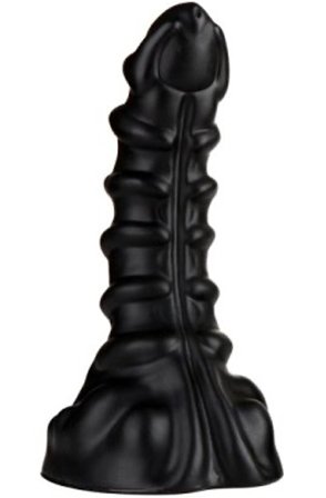 Kjøp X-Men Ribbed Anal Dildo Black 22,5 cm - Monster dildo | God pris