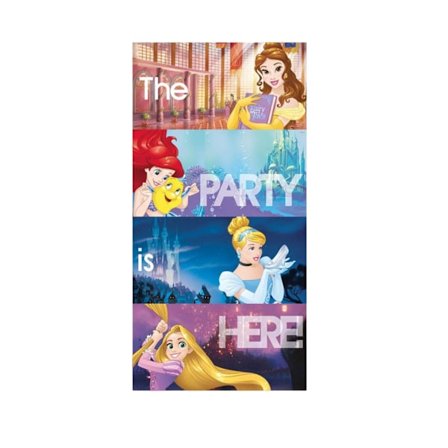 Disney Princess Heart Strong Dörr Affisch En Storlek Flerfärgad