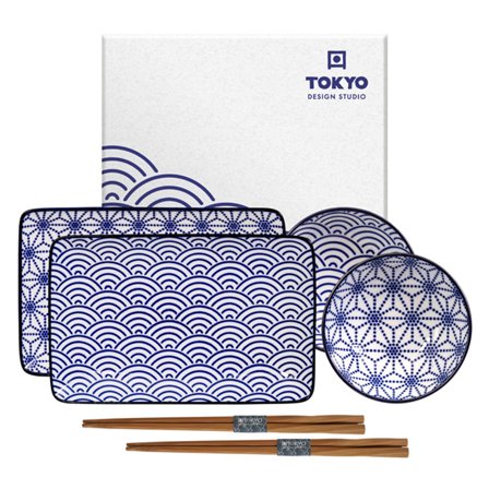 Tokyo design studio Nippon Blue sushisetti 6 osaa