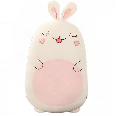 45cm plyschdocka kudde present leksak kudde barn present (kanin)