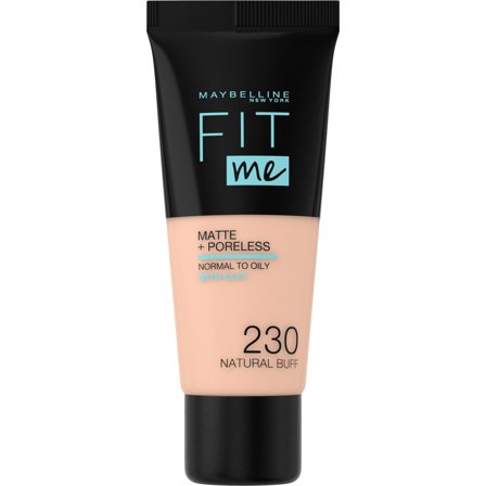 Maybelline New York Fondotinta Opacizzante Fit Me! Matte&Poreless Natural Buff (230) - Fondotinta liquido