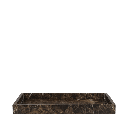 Mette Ditmer MARBLE bricka brun Dekoration Unisex W16xL31xH3 cm