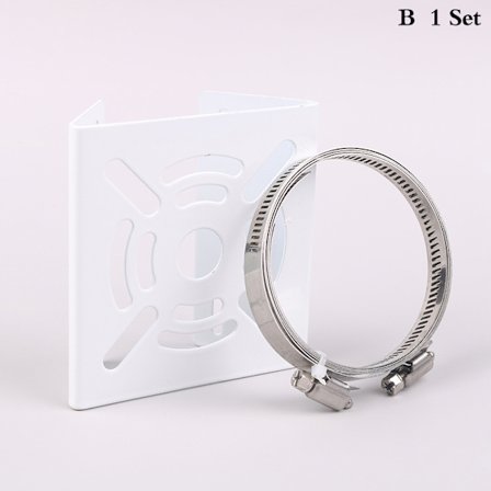 Gatelys stangfeste holder liten stangsøyleholdejern