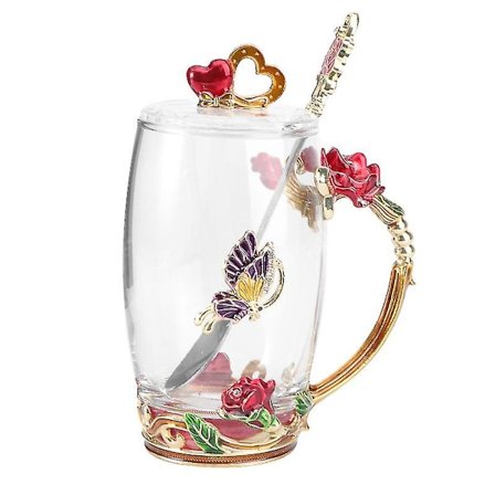 1 set Glas Kopp Sked