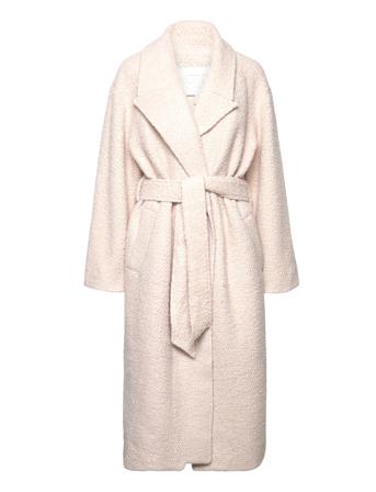 Enya Coat Cream Pink Notes Du Nord