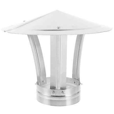 Rostfritt stål skorstenshatt skorsten huva rör regnskydd skyddskåpa avslutande takhuva