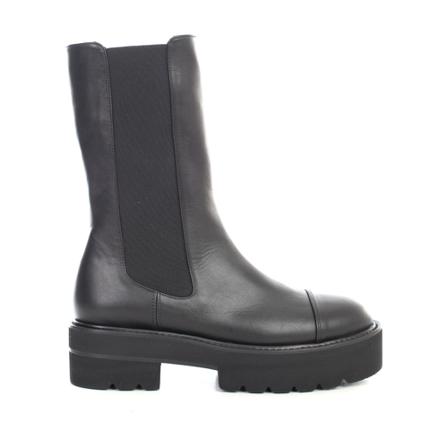 Stuart Weitzman, Presley Ultralift Bootie Zwart, Dames, Maat:38 EU