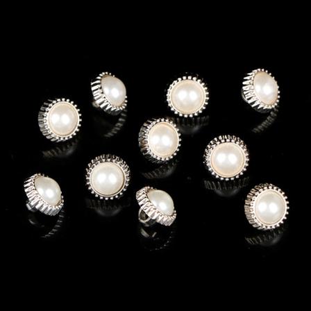 10 st Fashion Pearl Buttons Damskjortor Dekorativa spännen Ac 3