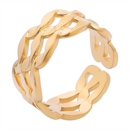 4 kpl Avorengas Säädettävä rengas GOLD GOLD