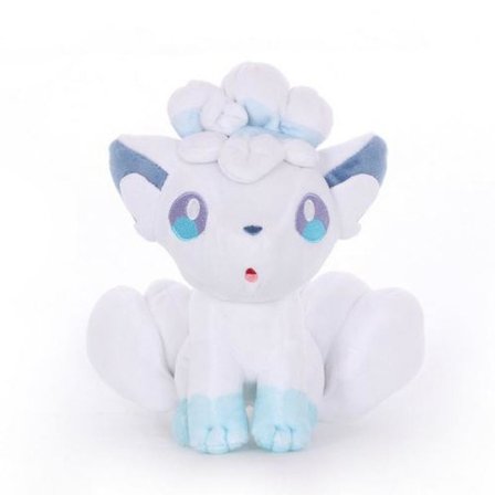 Mjuk Alolan Vulpix Pokémon 21cm - Vit