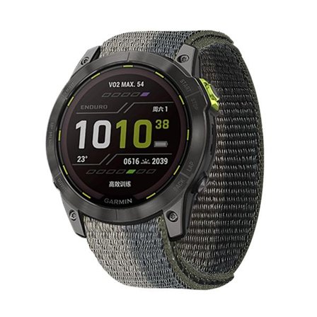 26mm 22mm Officiell Nylon för Garmin Enduro 2/Fenix 6X 6 Pro 5X 5 Plus 7X 7/Epix Gen 2 Ultralätt Smart Klockarmband Armband H 26mm Fenix 6X 6XPro