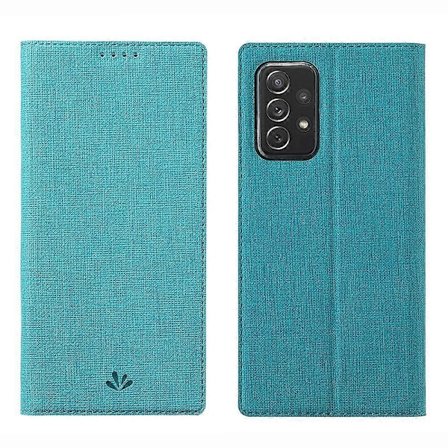 VILI DMX Samsung A52 4G/5G/A52s 5G Ristikkäiskuvioinen Nahkainen Jalustakotelo