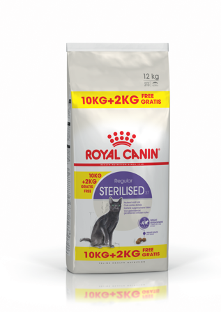 Royal Canin - Feline Regular Sterilisert 37 10kg + 2 kg - Katt - Kattefôr & kattemat - Tørrfôr for katt - ZOO.no