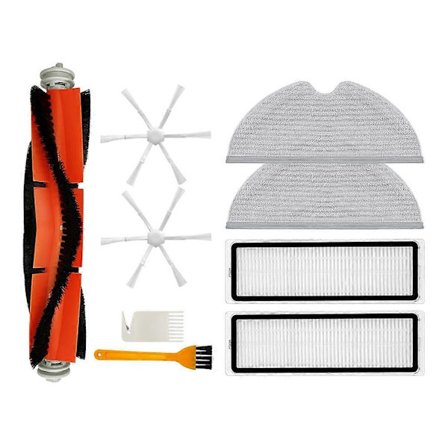 Erstatning for Mi Robot Vacuum Mop 2 STYTJ03ZHM Reservedele Tilbehør Hovedbørste Sidebørste Hepa Filter Moppeklud