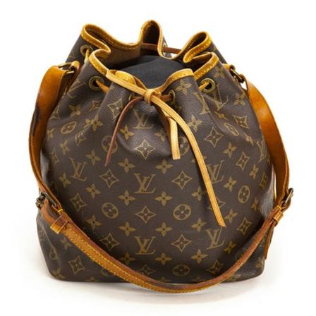 Louis Vuitton Vintage Pre-Owned Petit any monogram Tas , Bruin , Dames , Maat: ONE Size Vintage Tassen