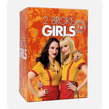 2 Broke Girls: Komplett Serie Sesong 1-6 (DVD, 17-Disc Sett)